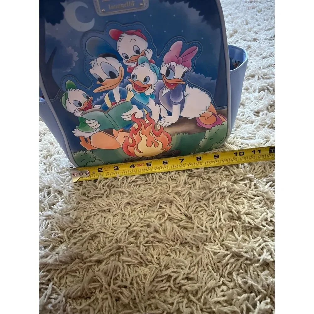 Loungefly Disney Donald Duck Group Campfire Mini Backpack - Picture 14 of 15